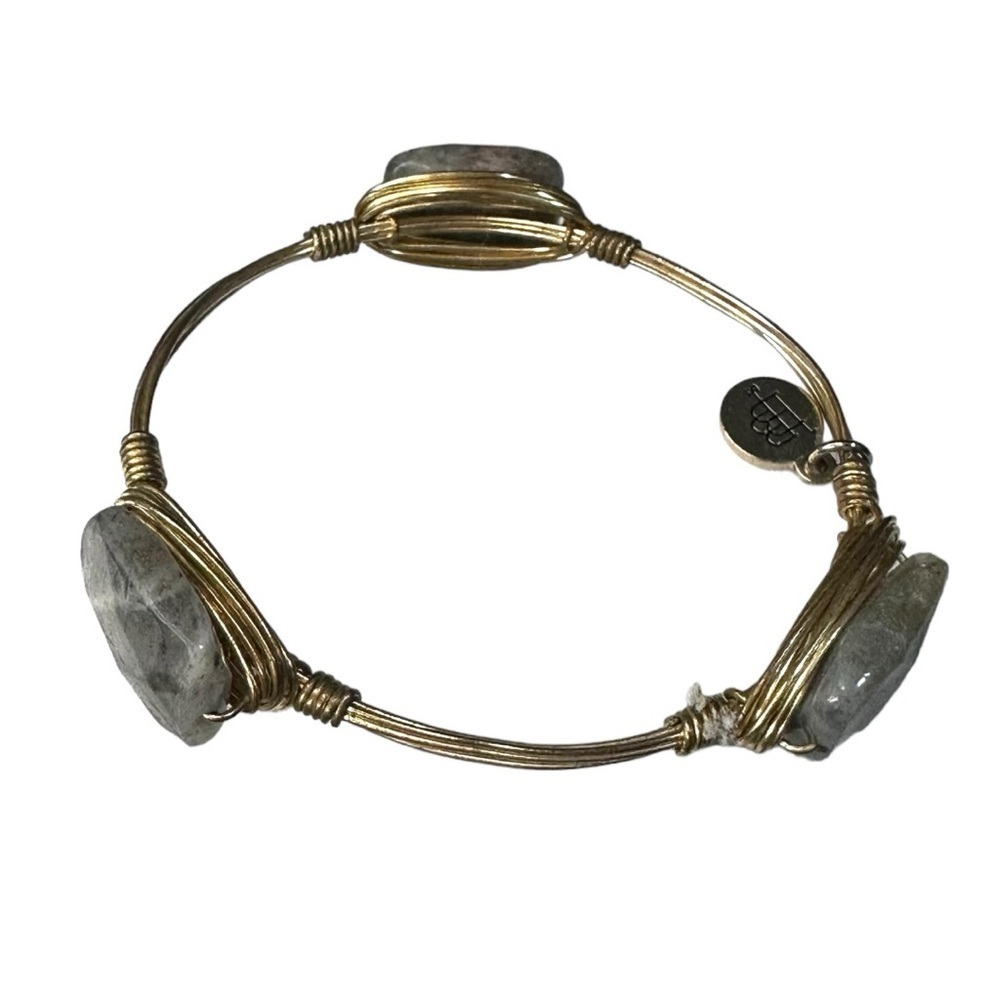 Bourbon & Boweties Standard Gray Stone Bracelet
